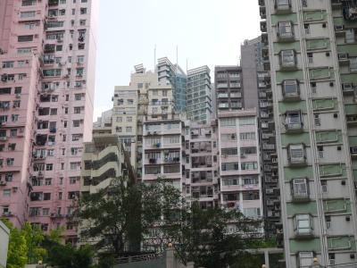 Residential towers in Hong Kong
