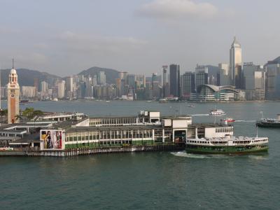 Kowloon's ferry harbor