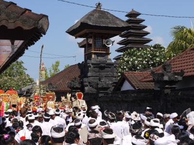 Temple procession in Bali