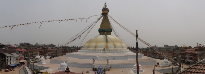 Tibetan temple in Kathmandu's Boudha district