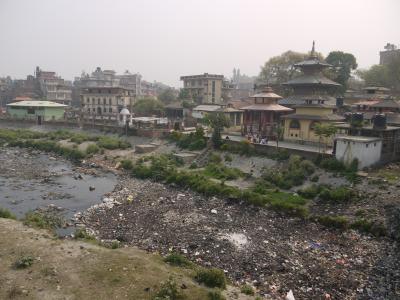 Kathmandu's garbage-choked river