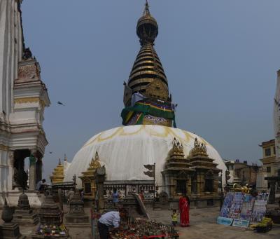 Swayambhunath, the monkey temple, in Kathmandu