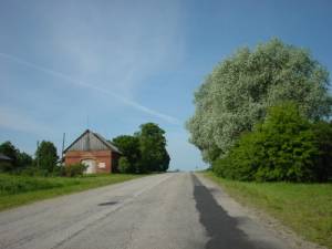 road in Latvia