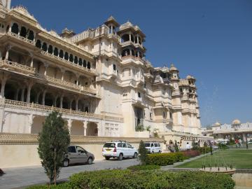 Udaipur palace facade