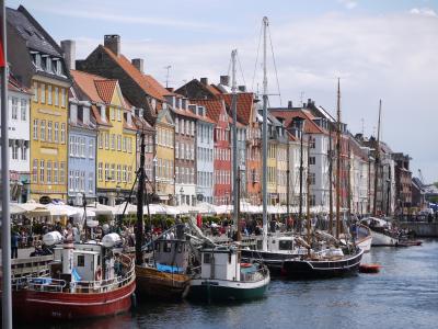 Old Nyhavn harbor of Copenhagen