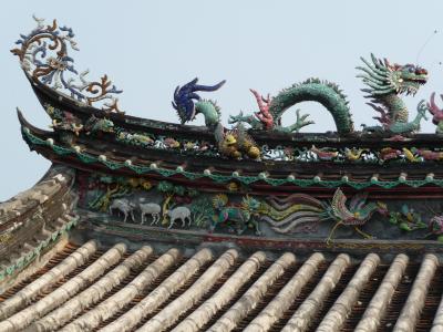 Pagoda roof ornaments in Hoi An