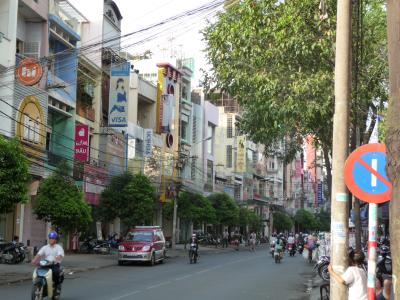 Street in the old parts of Saigon