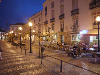 Main square of the old town of Tavira